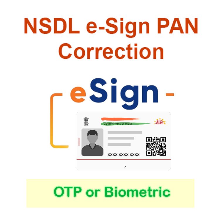 NSDL e-Sign CSF PAN Apply